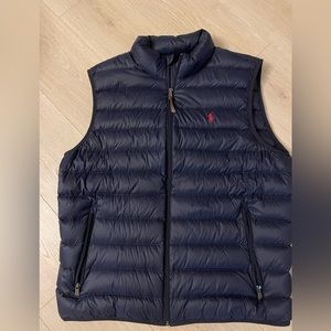 Polo Ralph Lauren Mens Vest Navy Blue